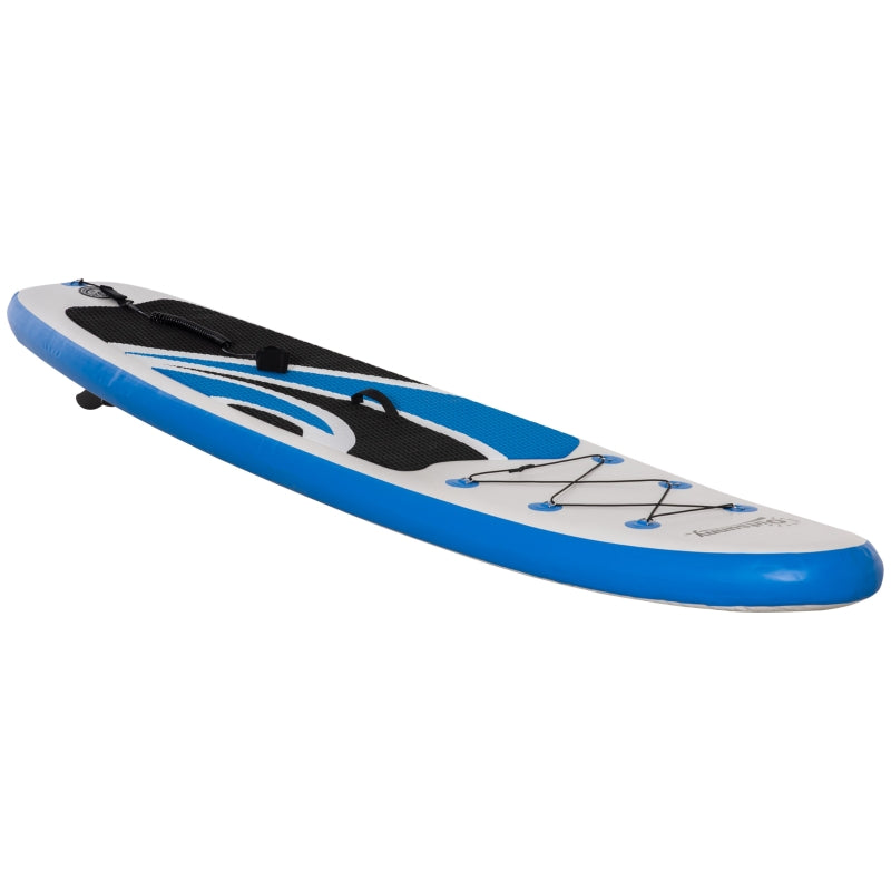 10.6' Inflatable Stand Up Paddle Board Kit - Blue, Non-Slip Deck, Adjustable Paddle, Pump, Backpack Bag