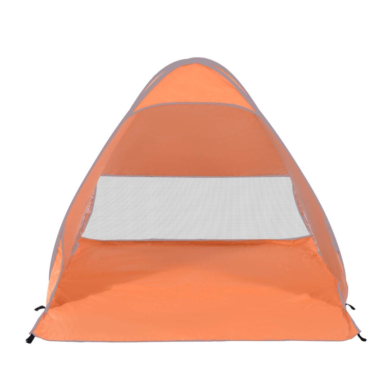 Orange 2-Person UV Pop-Up Shelter