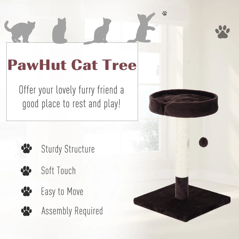 Cat Tree Scratching Post - Beige/Brown