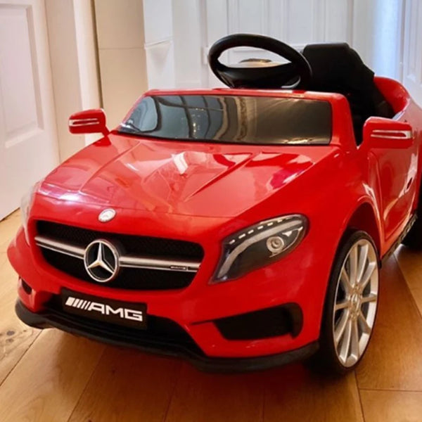 Mercedes-Benz Red Electric Car