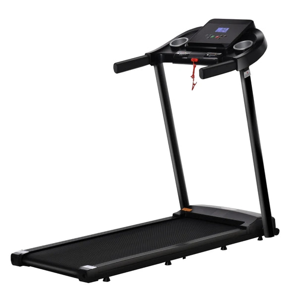 Black Electric Treadmill with LED Display