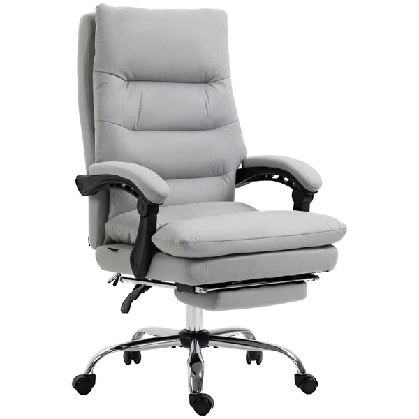Grey Ergonomic Office Chair with Massage and Heating