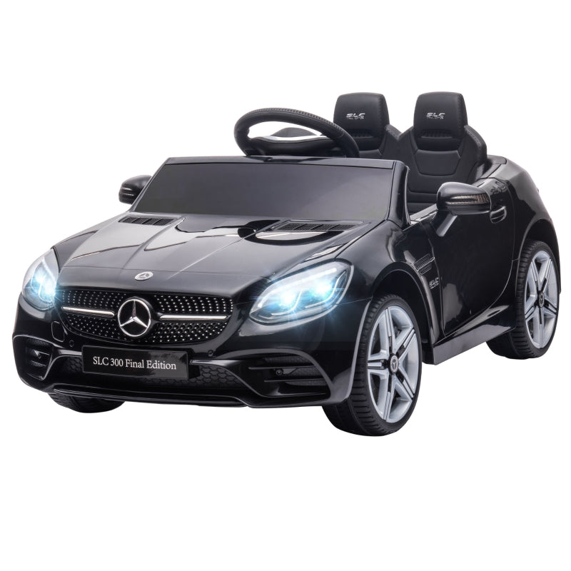 Black Licensed 12V Kids Electric Ride On Car with Remote Control