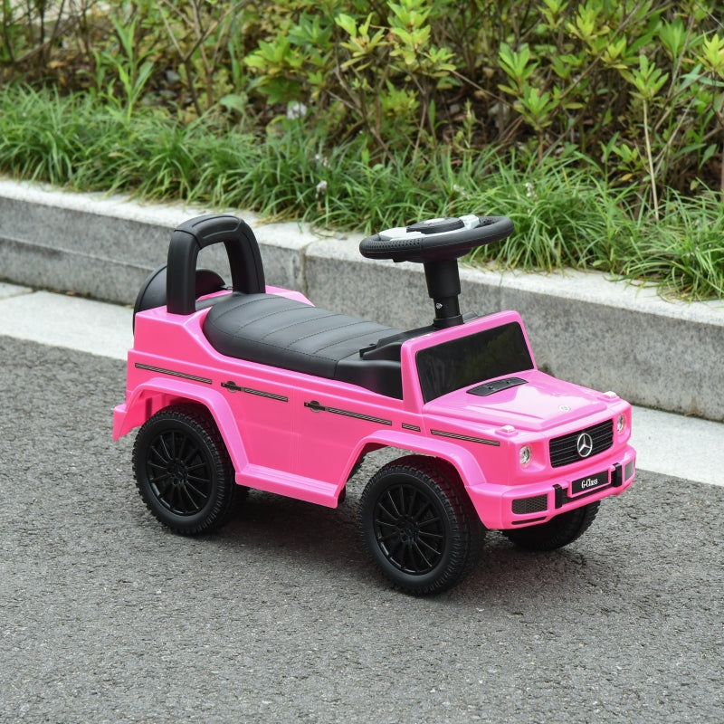Kids Pink 3-in-1 Licensed Ride-On Slider - Toddler Push Car 12-36 Months