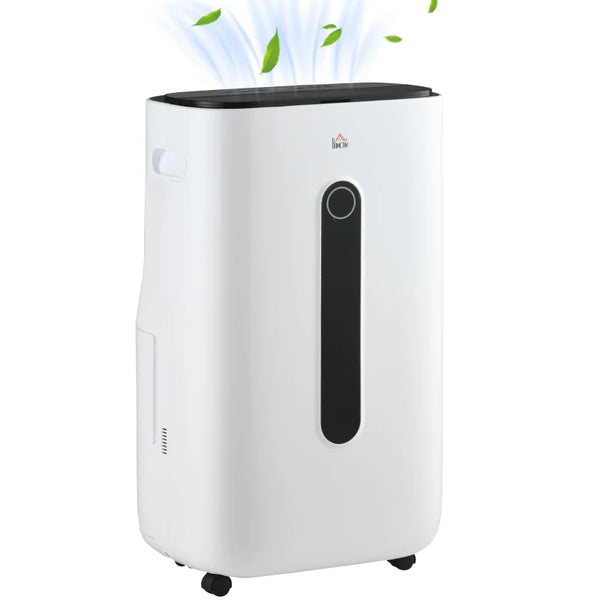 Portable Dehumidifier with Air Purifier Filter, 22L/Day, White