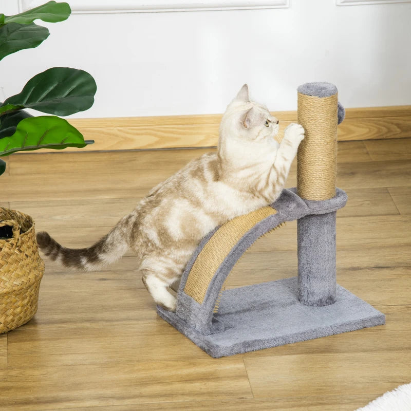 Cat Tree Climbing Activity Center with Scratching Board - Gray