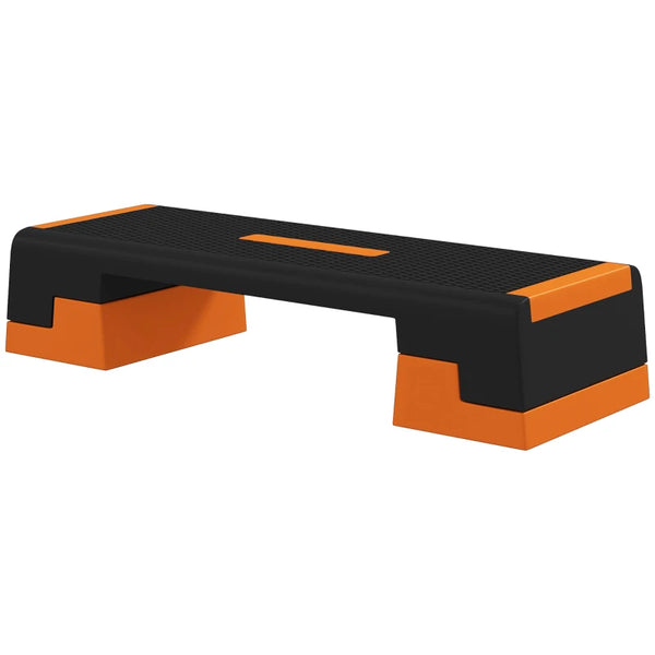 Orange Exercise Stepper - 15cm/20cm/25cm Aerobic Step Platform