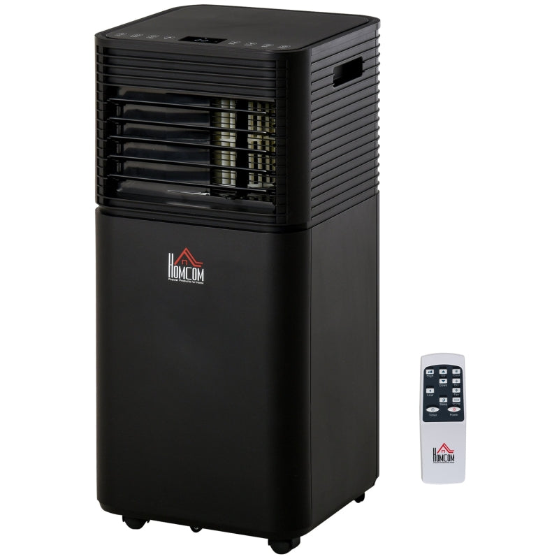Portable 8000 BTU Air Conditioner Unit - Cooling, Dehumidifying, Ventilating - Black