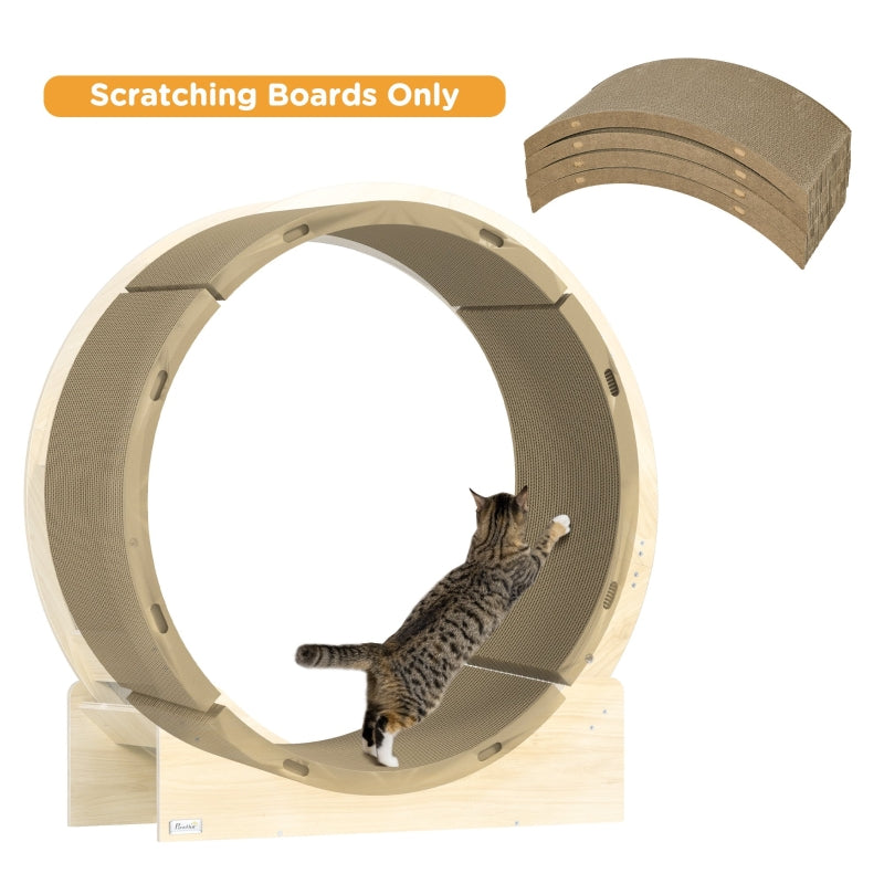 Brown Cat Scratching Board Set, 4PCs, 55 x 26cm