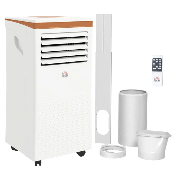 Portable 3-in-1 Air Conditioner - White, 10000 BTU, Remote Control, LED Display