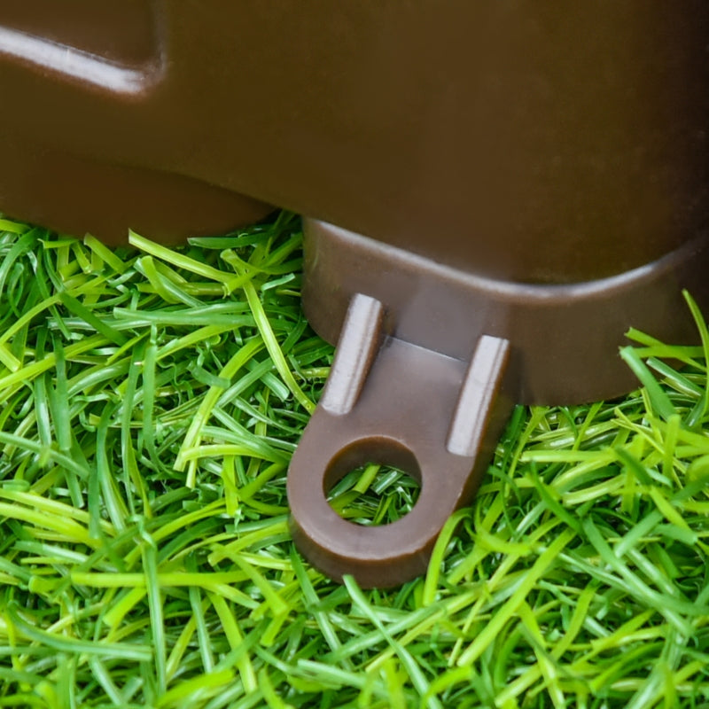 Brown Kids' Sand Pit with Water-Resistant Cover - Outdoor Playset