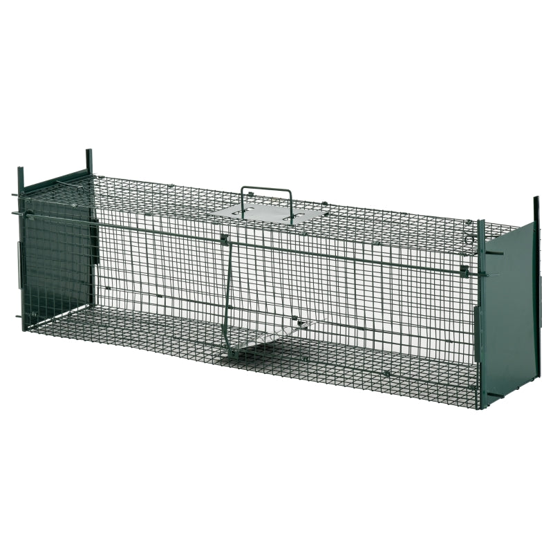 Dark Green Small Animal Live Trap - Rat, Mice, Mink, Rabbit, Raccoon, Squirrel