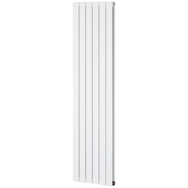 White Vertical Designer Radiator - 456 x 1800 mm Double Panel Wall Heater