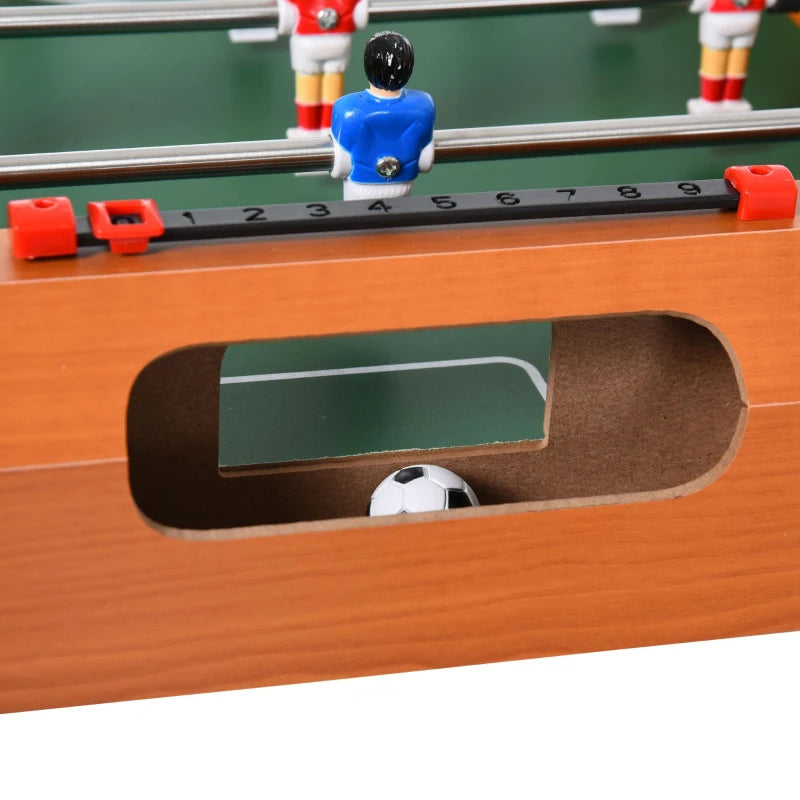 Black 84.5cm Heavy Duty Football Table for Arcades, Pub, Game Room