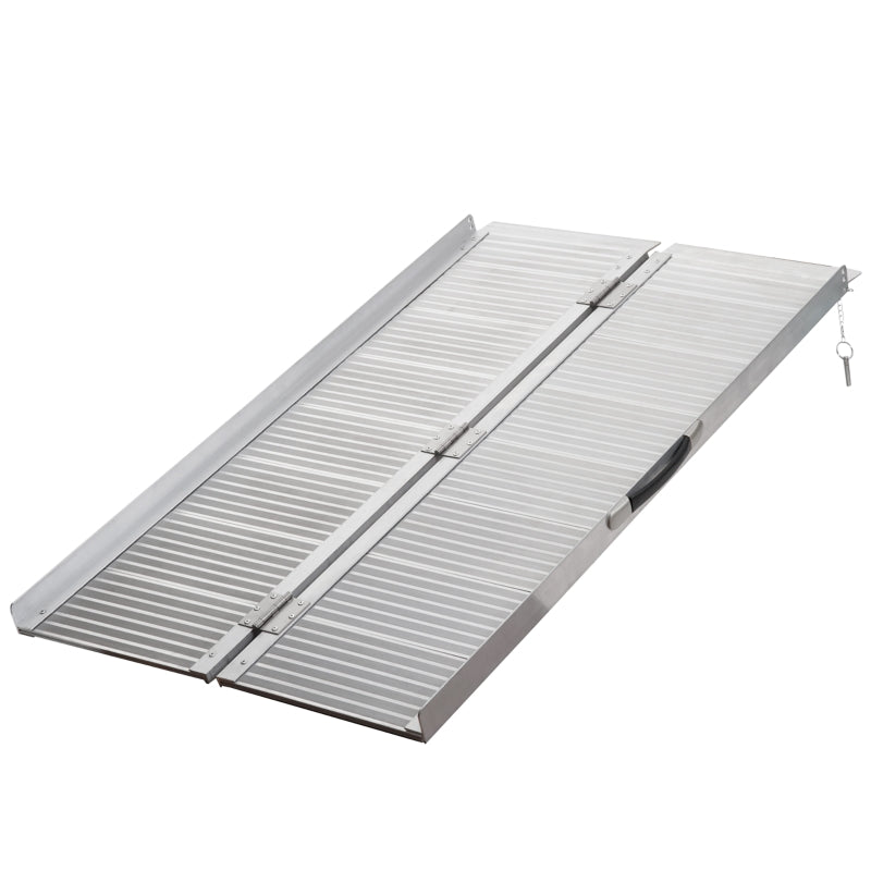 4ft Portable Aluminum Wheelchair Ramp - Silver