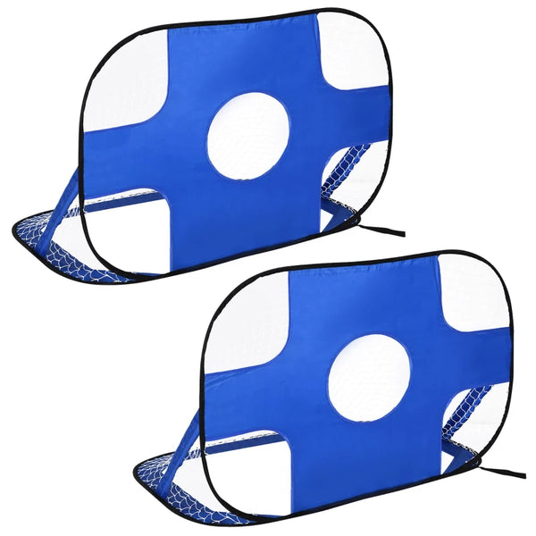 Blue Pop-Up Football Target Goal Set - 2 Pack