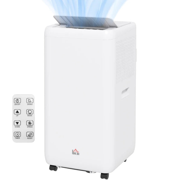 Portable 12,000 BTU Air Conditioner - White, Dehumidifier, Auto & Sleep Mode