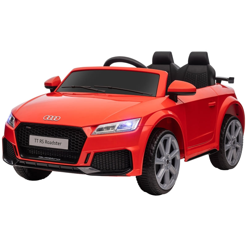 Red Audi TT Kids Ride-On Car with Remote Control and MP3 Player