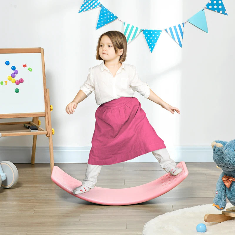 Kids Pink Balance Board for Ages 3-6 Years