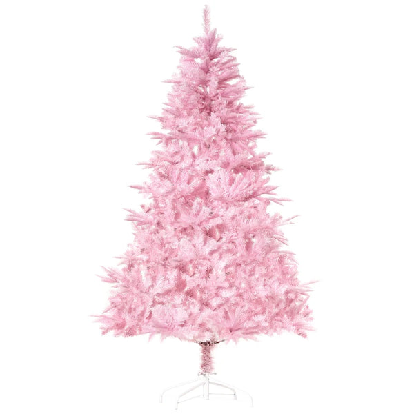 5FT Pink Artificial Christmas Tree with Automatic Open - Holiday Xmas Decoration