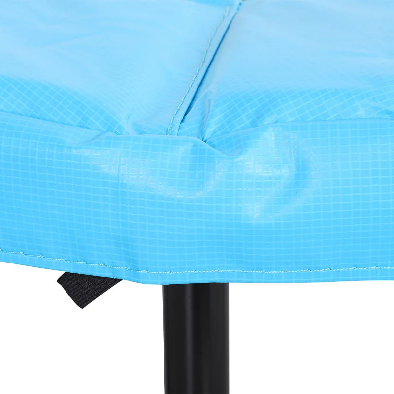 Blue Adjustable Handle Trampoline Rebounder for Kids and Adults