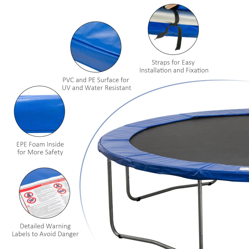 13FT Trampoline Safety Pad - Multi-Color Foam Replacement