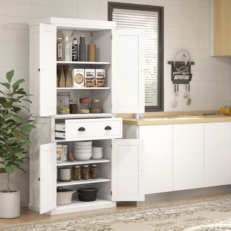 White Freestanding Kitchen Storage Cabinet