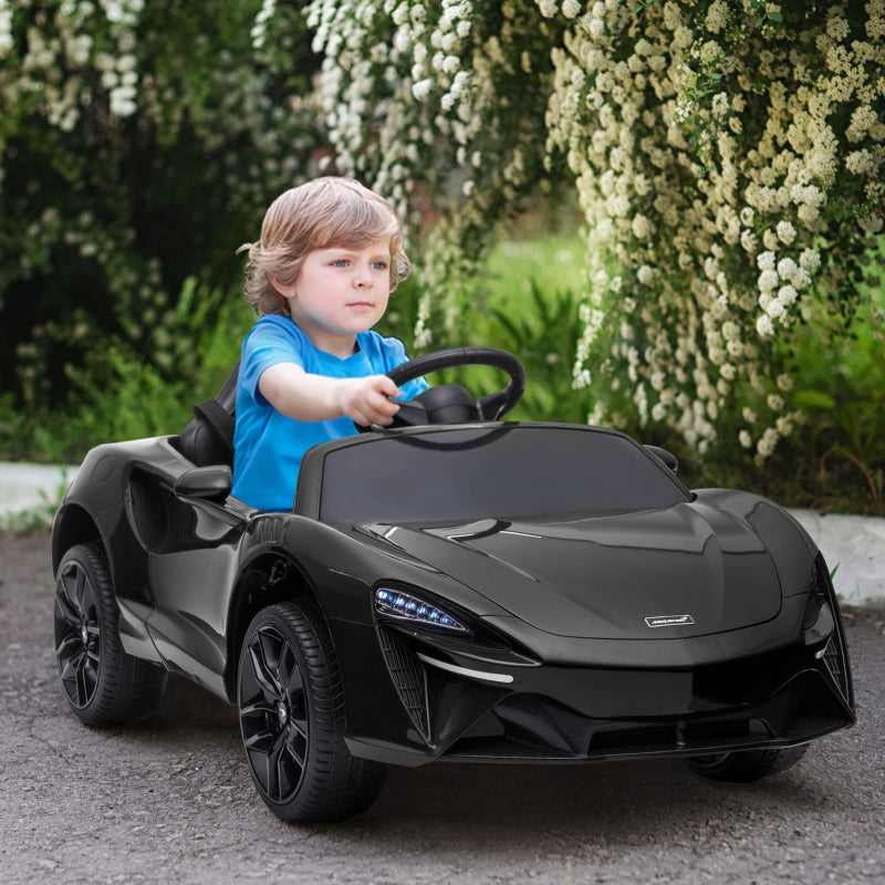 Black Kids Electric Ride-On Car with Remote Control