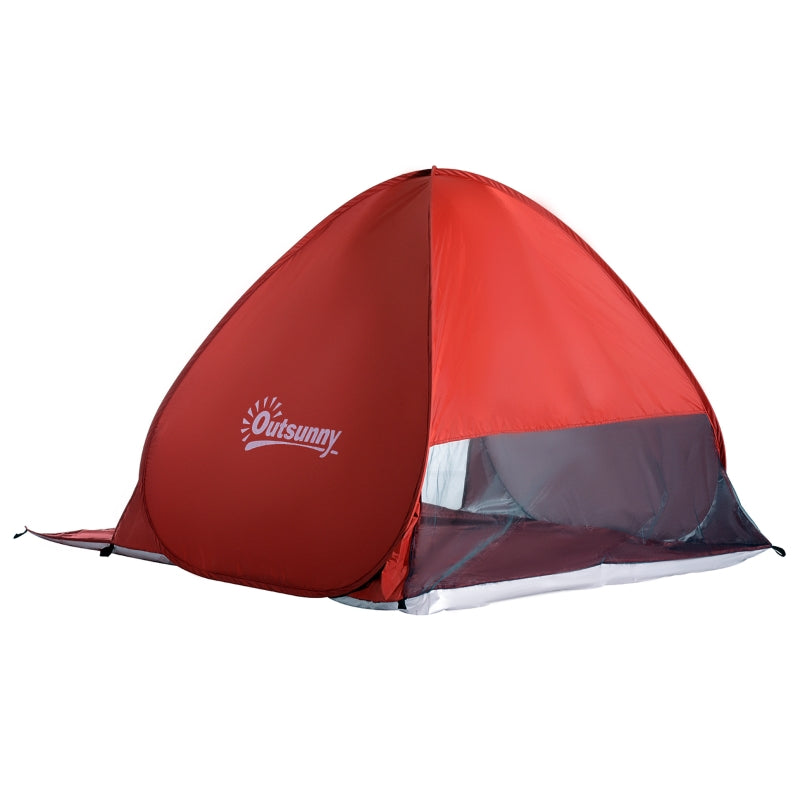 Red Portable Beach Tent