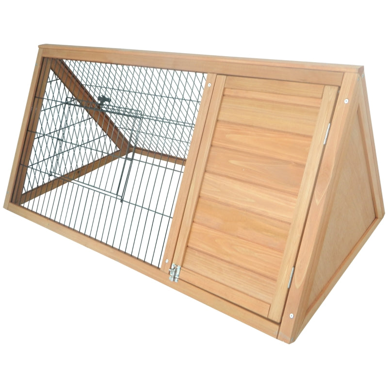 Yellow Triangle Small Animal Hutch 116 x 62.2 x 52.5 cm