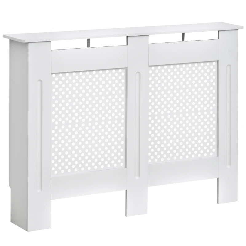 White Wooden Radiator Cover - Modern Home Furniture (Medium)