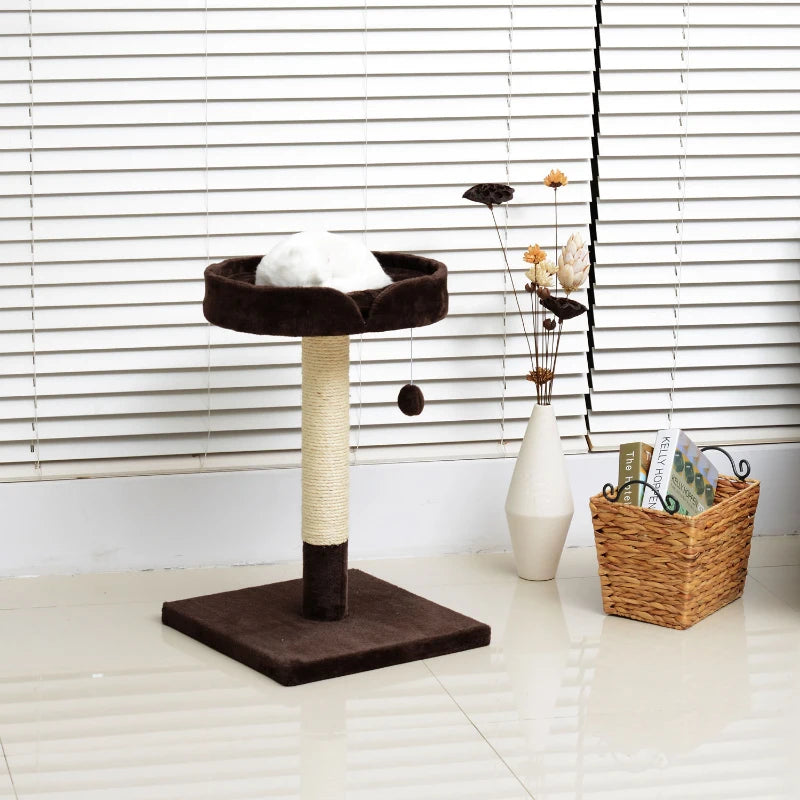 Cat Tree Scratching Post - Beige/Brown