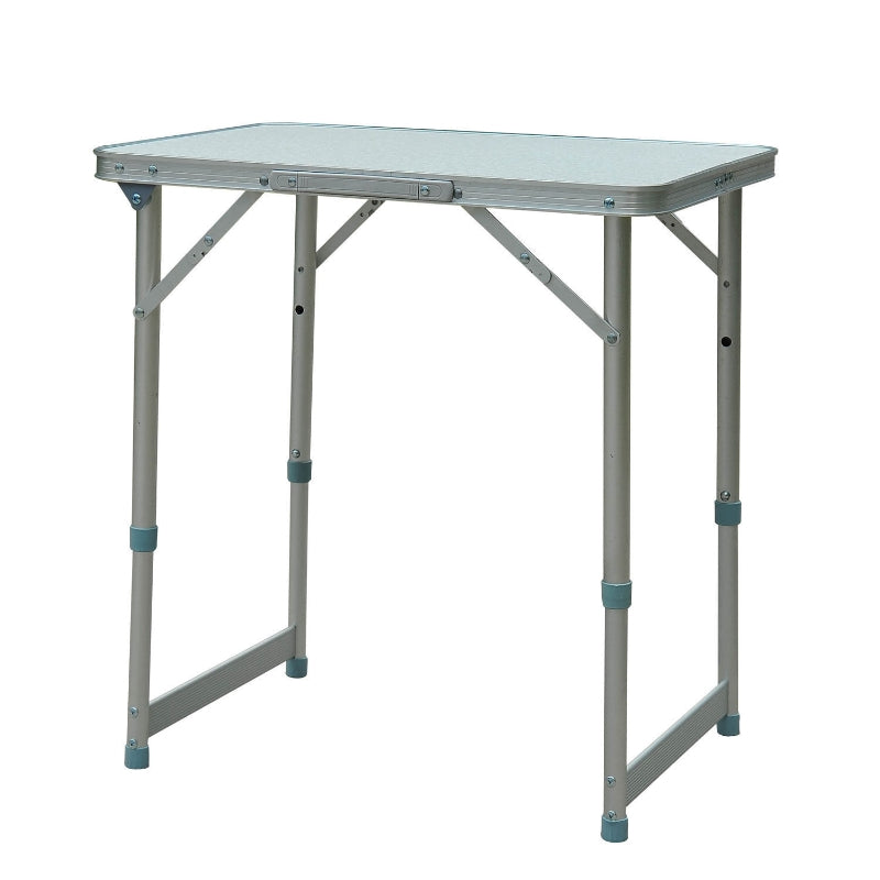 Silver Foldable Patio Picnic Table