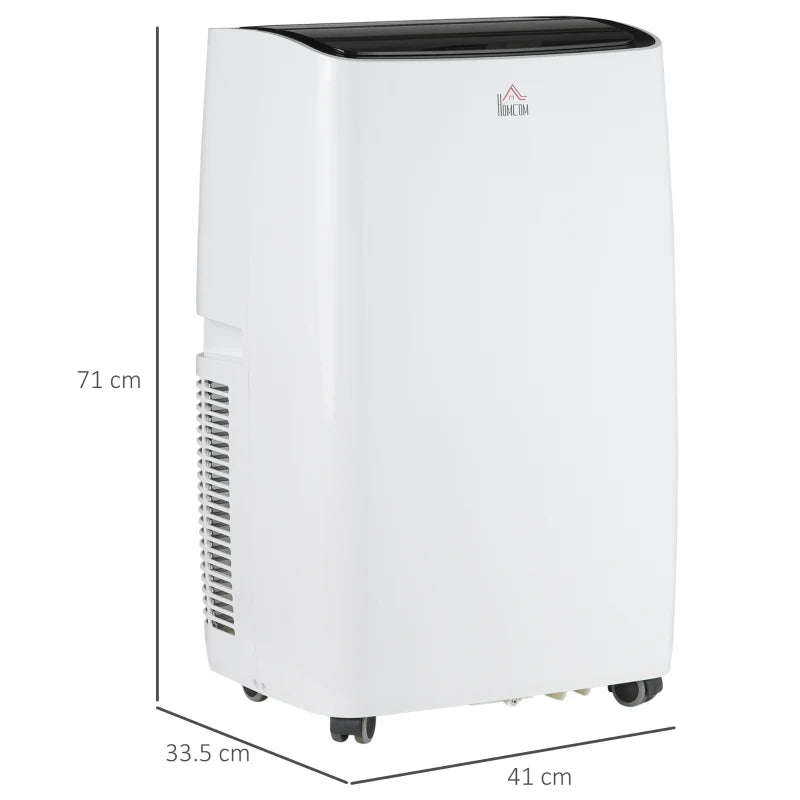 Portable 3-in-1 Air Conditioner - White, 14000 BTU, Remote Control, LED Display