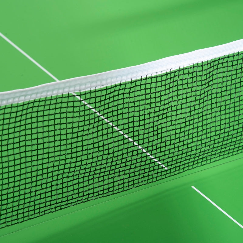 Green 182cm Folding Ping Pong Table with Net - Indoor/Outdoor Multi-Use