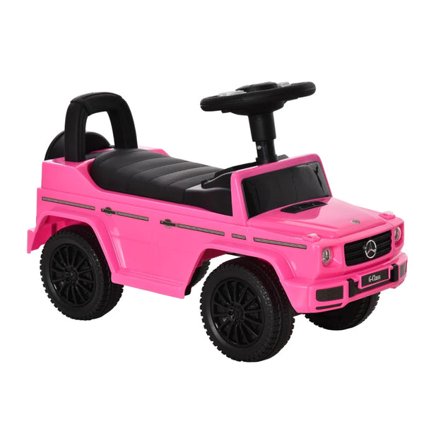 Kids Pink 3-in-1 Licensed Ride-On Slider - Toddler Push Car 12-36 Months