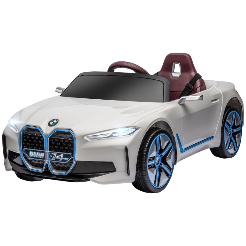 12V Kids Electric Ride-On Car - Blue BMW i4 Style