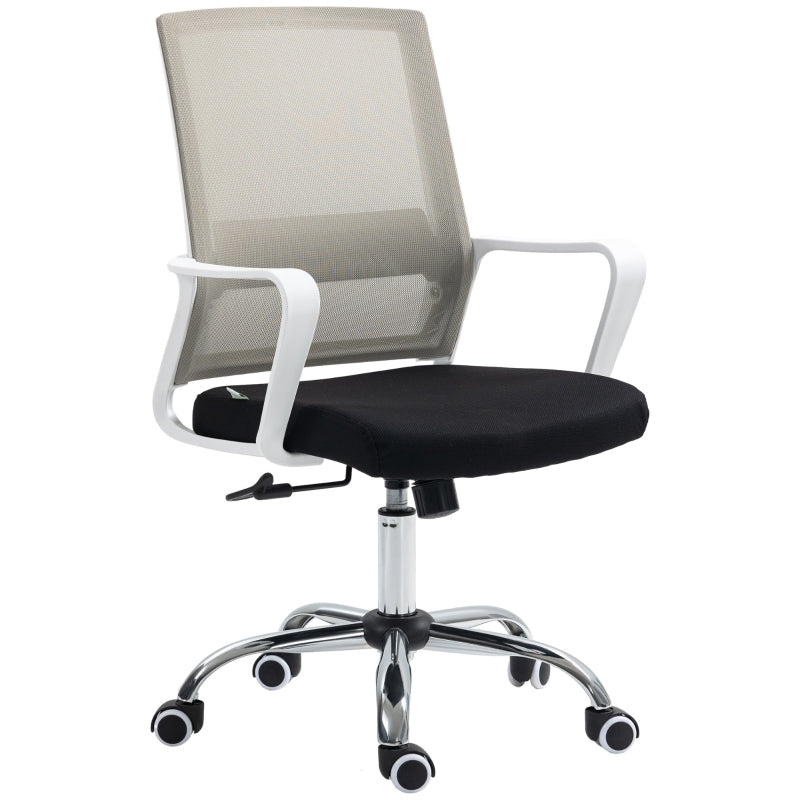 Black Ergonomic Mesh Office Chair with Adjustable Height Armrest