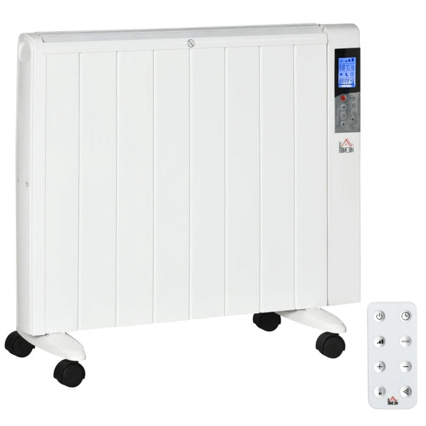 White Convector Panel Heater with Timer & Remote Control