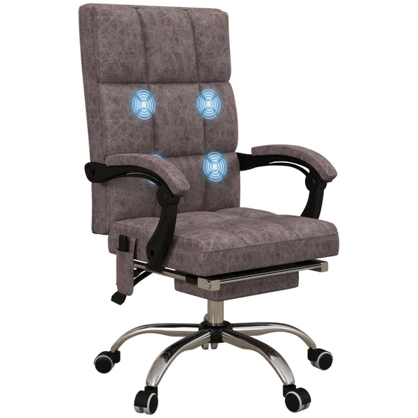 Ergonomic Massage Office Chair with Heat & Footrest
