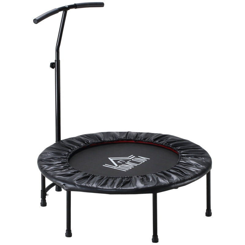 40'' Black Trampoline Rebounder with Adjustable Handle