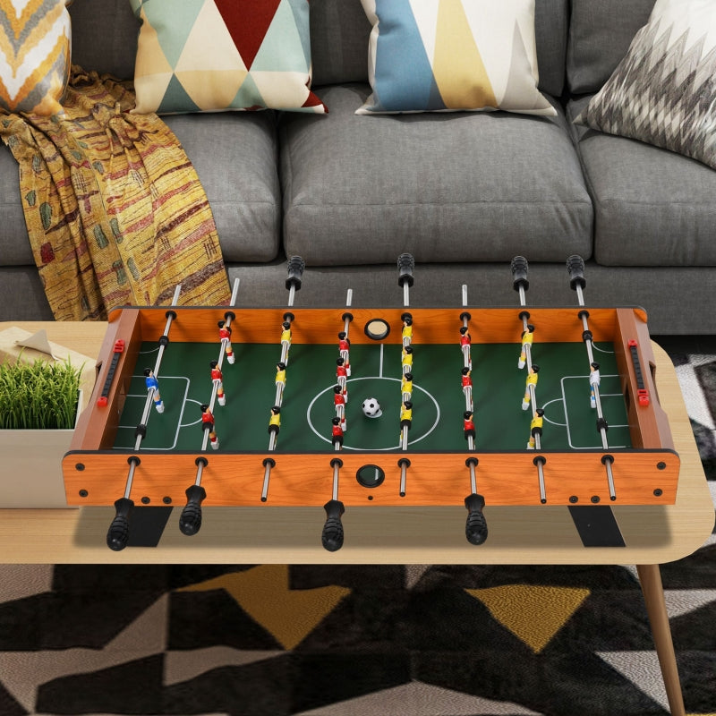 Black 84.5cm Heavy Duty Football Table for Arcades, Pub, Game Room