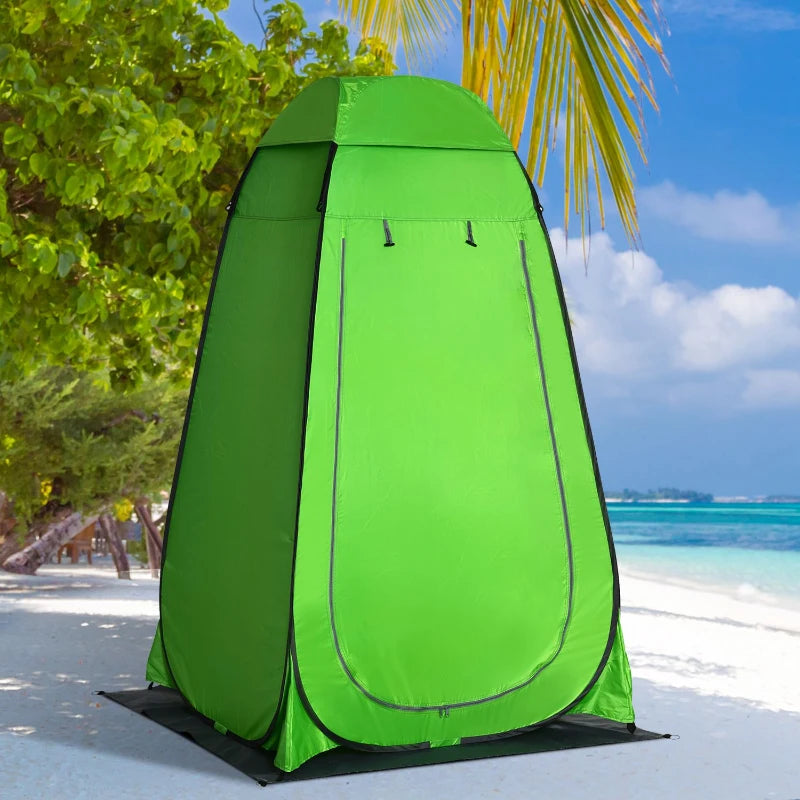 Green Pop Up Outdoor Privacy Tent with Removable Floor