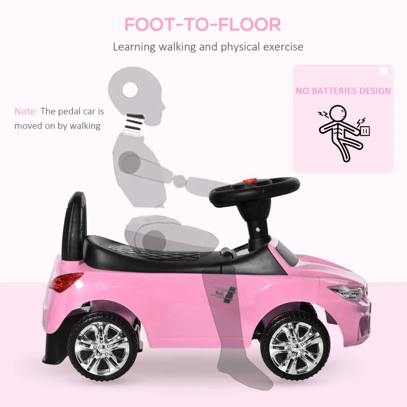 Baby Toddler Pink Ride-On Sliding Car