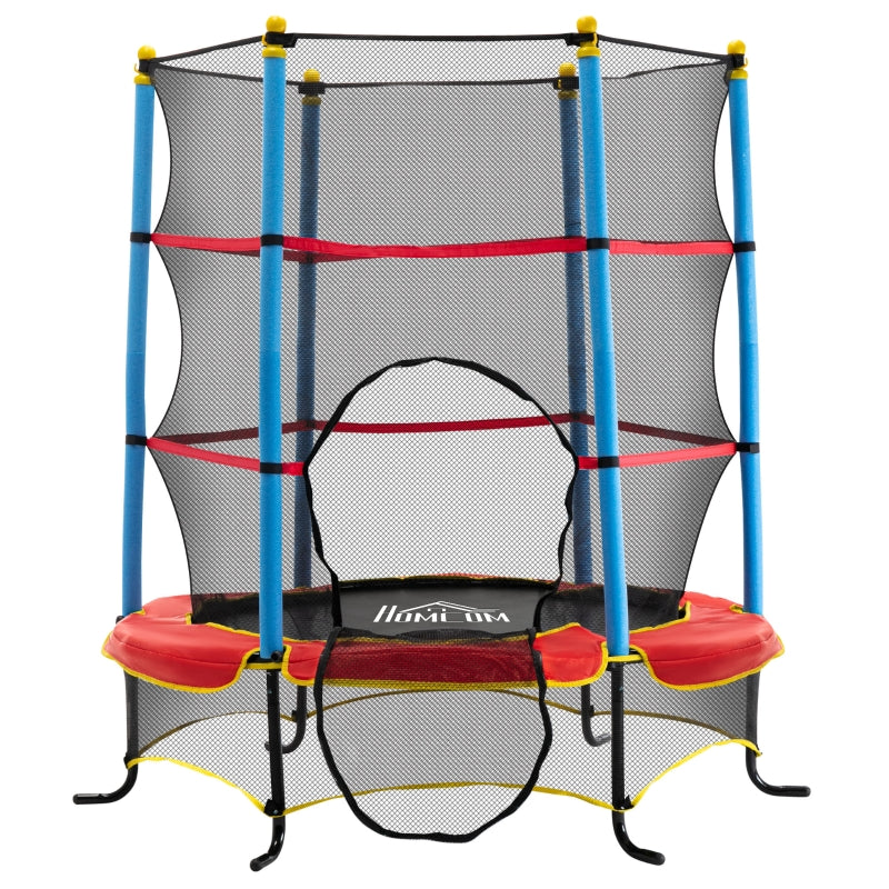 Blue Kids Trampoline with Safety Net, Ages 3-6