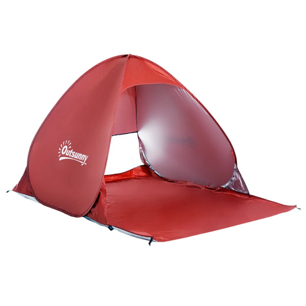 Red Portable Beach Tent