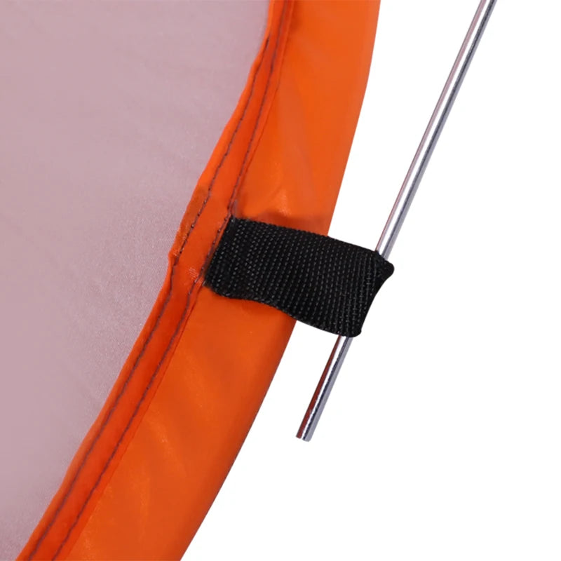 Orange Fibreglass Frame 2-Person Pop-Up Camping Tent