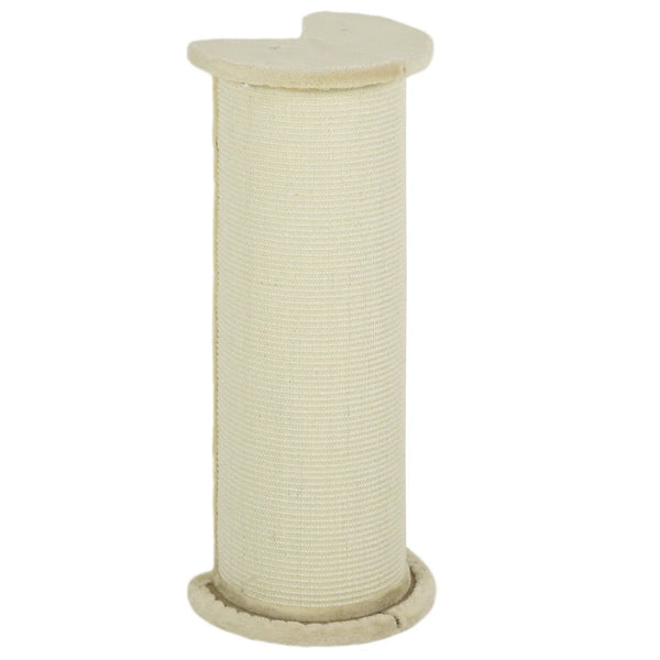 Beige 85cm Cat Scratching Post with Sisal Rope & Plush