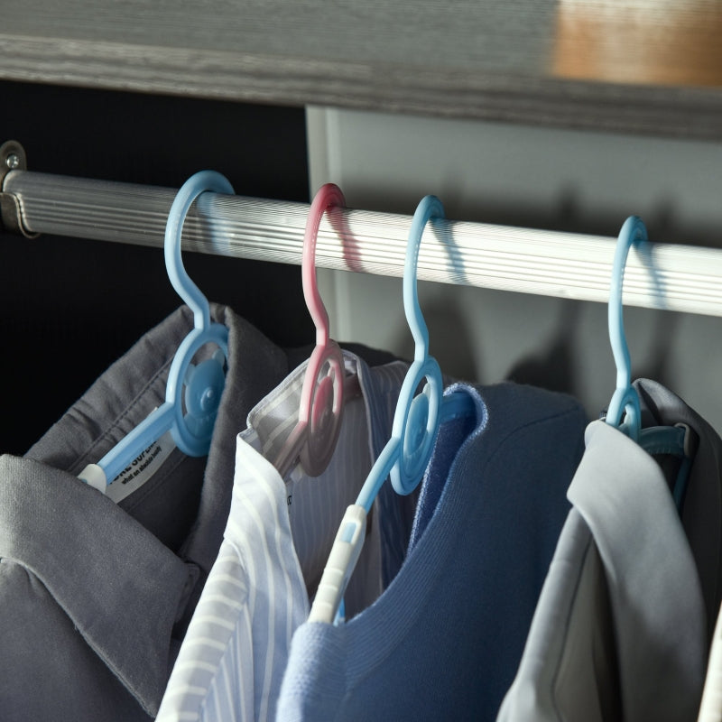 Black Mobile Wardrobe with Clothes Rail and Shelves