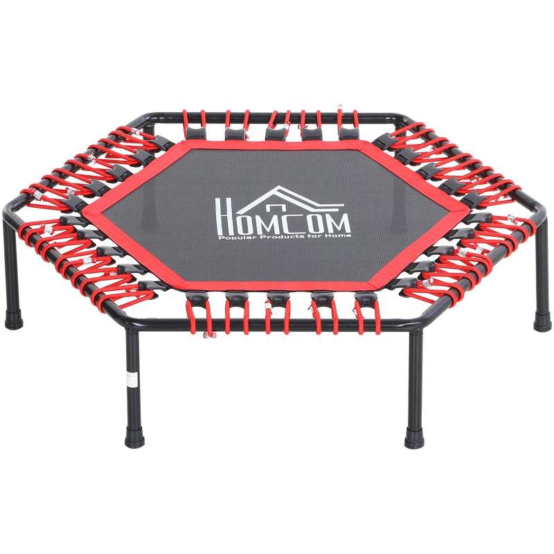 Red Mini Hexagon Trampoline with Anti-slip Pads